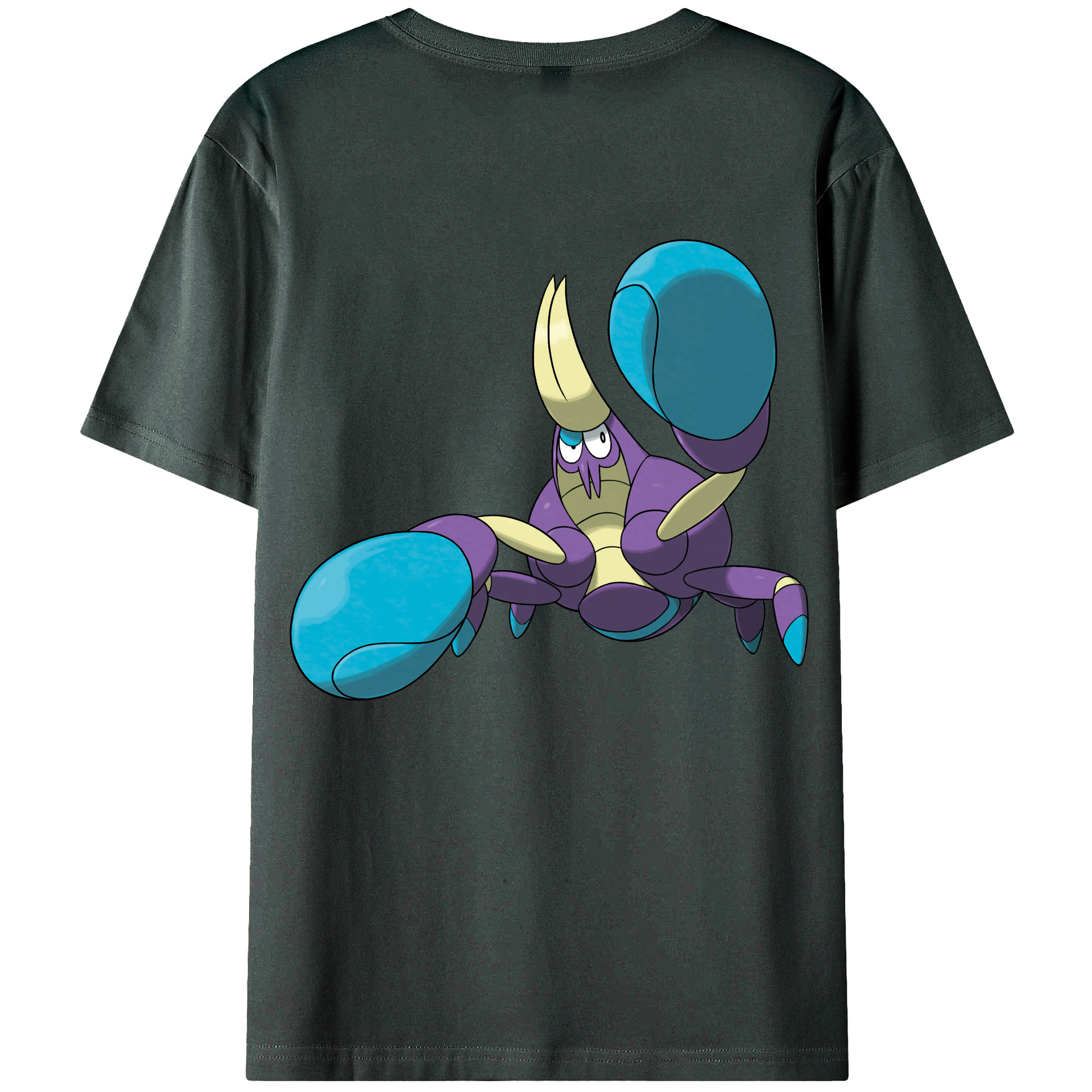 （画像用） ポケットモンスター Pokémon 綿100％ メンズ半袖Tシャツ（バックプリント） 通気性